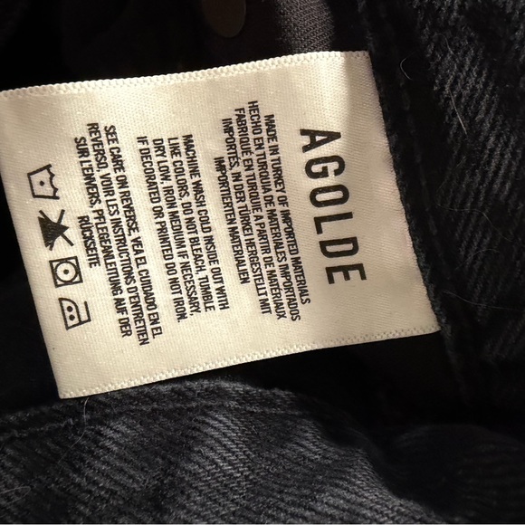 AGOLDE Fen High Rise Relaxed Taper in Shambles Denim Jean Size 26 - Picture 7 of 8